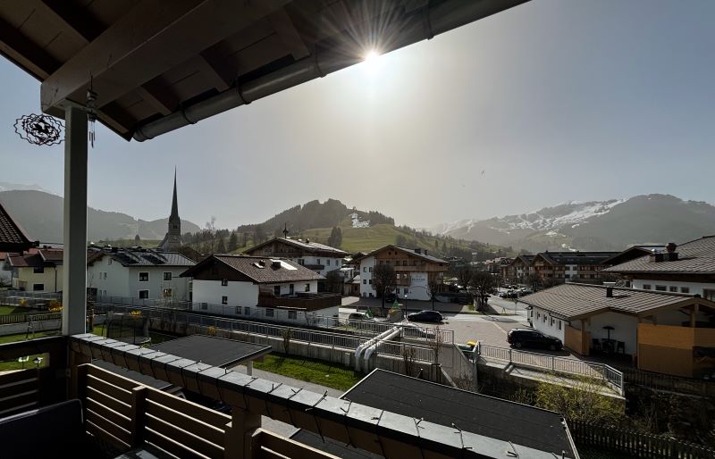 The view from the balcony in Spring