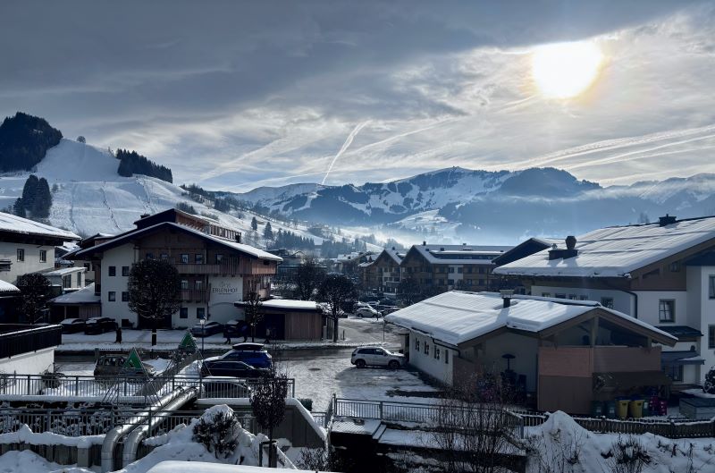 The view from the balcony in Winter